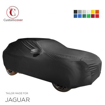Custom tailored indoor car cover Jaguar E-Pace with mirror pockets