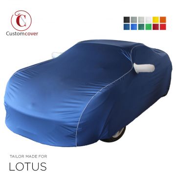 Custom tailored indoor car cover Lotus Evora with mirror pockets