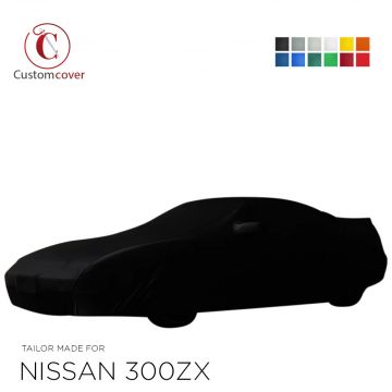 Custom tailored indoor car cover Nissan 300ZX with mirror pockets