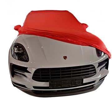 Funda de coche para interior Porsche Macan con bolsillos retro