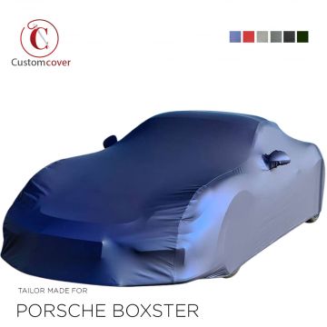 Custom tailored outdoor car cover Porsche Boxster with mirror pockets