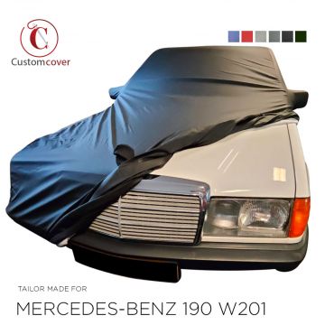 Funda para coche exterior hecho a medida Mercedes-Benz 190 W201 con mangas espejos