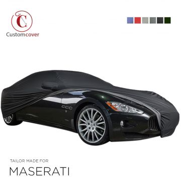 Custom tailored outdoor car cover Maserati Ghibli with mirror pockets