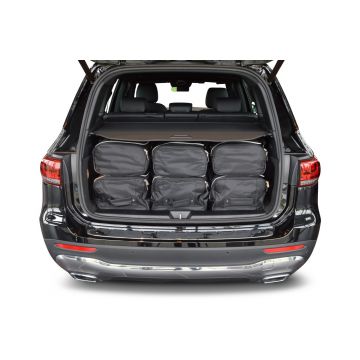 Travel bag set Mercedes-Benz GLB (X247) 2019-current 5 seater with adjustable boot floor in lowest position