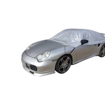 Porsche 911 (996) with fixed spoiler (1997-2004) Halbgarage mit Spiegeltaschen