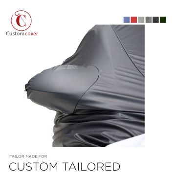 Custom tailored outdoor car cover Audi RS5 with mirror pockets