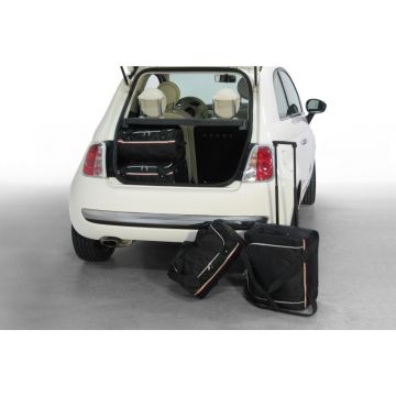 Travel bags tailor made for Fiat 500 (+ Cabrio) 2007-current