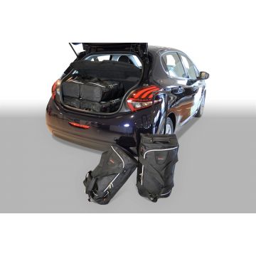 Set de bolsas de viaje hechas a medida para Peugeot 208 2012-actual