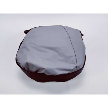 Custom tailored outdoor car cover Fiat 500 Sport & Lounge Light grey with mirror pockets