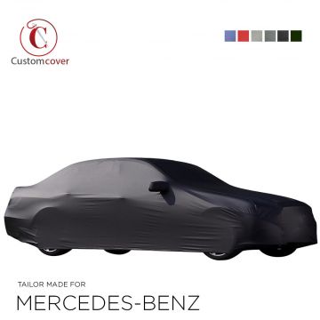 Custom tailored outdoor car cover Mercedes-Benz SLS AMG with mirror pockets