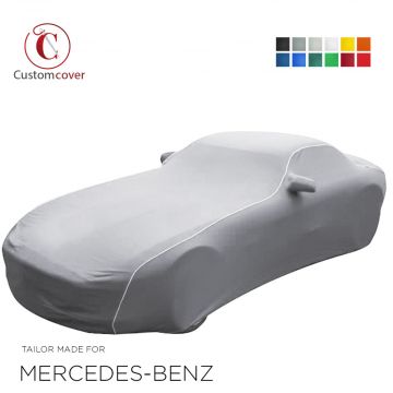 Custom tailored indoor car cover Mercedes-Benz SLS AMG with mirror pockets