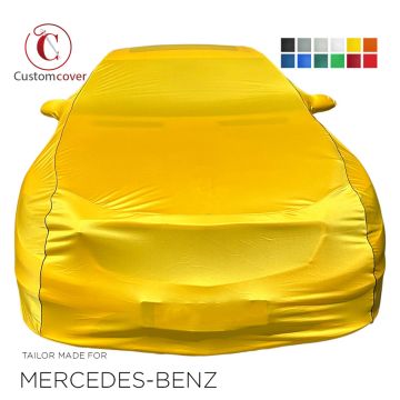 Custom tailored indoor car cover Mercedes-Benz S-Class with mirror pockets