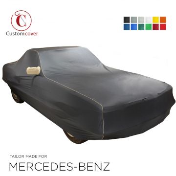 Maßgeschneiderte indoor Autoabdeckung Mercedes-Benz W187 mit Spiegeltaschen