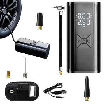 SUITU ST-9620C 3-in-1 Wireless Power Bank & Portable Car Air Pump & Emergency Ledlight