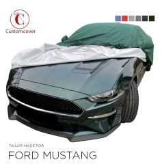 Bâche de protection compatible avec Ford Mustang 4 poches rétroviseurs  housse