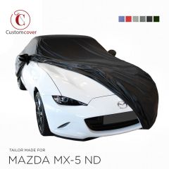 Bâche de Voiture pour Mazda MX-5 Miata,MX-5,MX-5 NC,Protection Contre Les  Intempéries avec Doublure en Coton Anti-poussière Anti-UV Coupe-Vent pour  Extérieur Housse de Voiture(Color:BE,Size:MX-5 M : : Auto et Moto