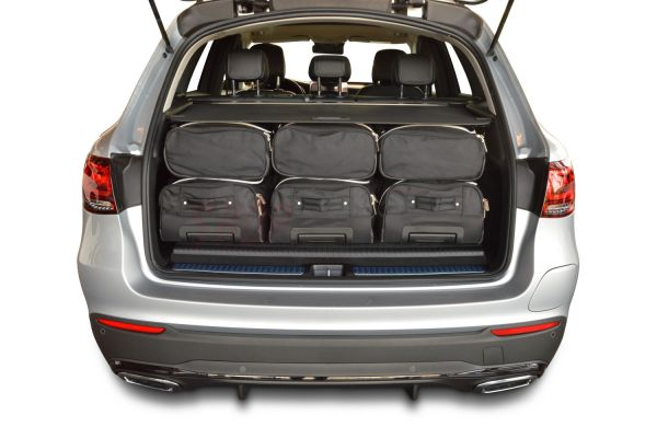 Sets de sacs de voyage adaptée à Mercedes-Benz GLC (X253) only for Plug-In  Hybrid (6 sacs) | Faire vos bagages rapide & pratique € 379 | Car-Bags
