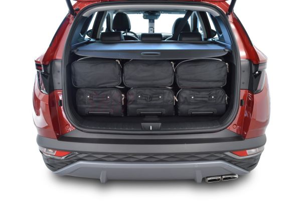 Travel bags fits Hyundai Tucson (NX4) tailor made (6 bags), Time and space  saving for € 379, Perfect fit Car Bags