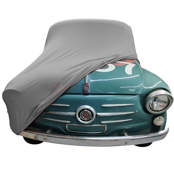 Bâche protection Fiat 600 - Housse Jersey Coverlux© : usage garage