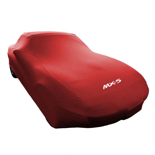 Indoor Abdeckung Mazda MX-5 NA Maranello Red mit print