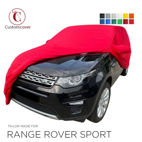 Maßgeschneiderte Autoabdeckung passend für Land Rover Range Rover Sport  2002-Heute indoor (12 farben) mit Spiegeltaschen, OEM-Qualität und  Passform
