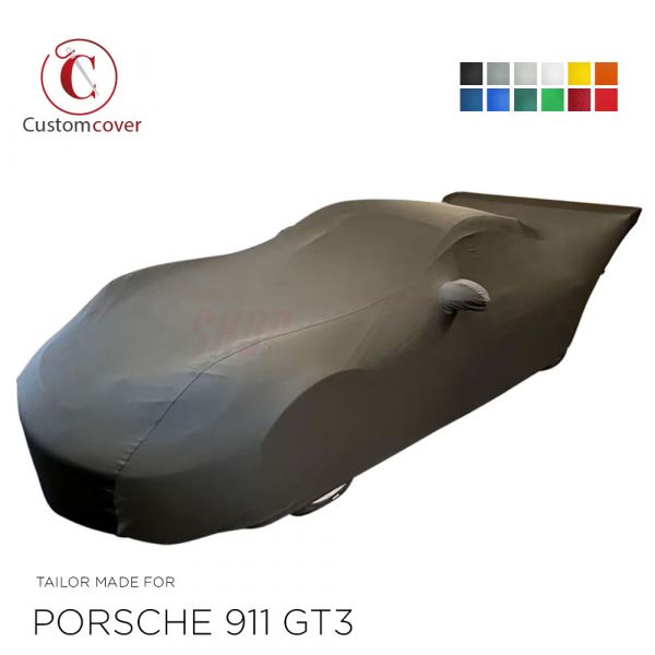 Maßgeschneiderte Autoabdeckung passend für Porsche 911 GT3 1999-present  indoor (12 farben) mit Spiegeltaschen, OEM-Qualität und Passform