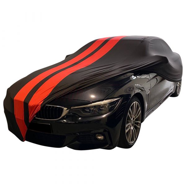 Indoor-Autoabdeckung passend für BMW 4-Series (F33) Cabrio 2013-2020 Viper  Stripe Design spezielle Design