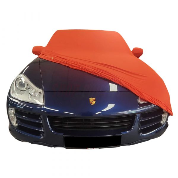 Indoor car cover fits Porsche Cayenne (957) 2002-2010 super soft now € 210  with mirror pockets