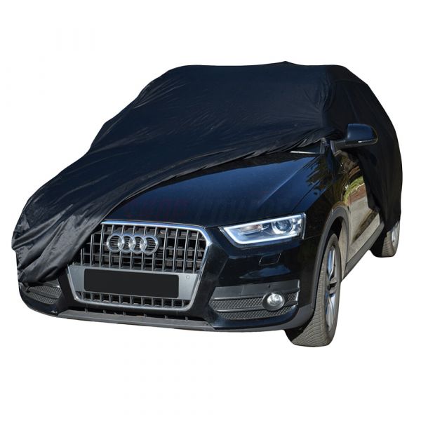 Demi-bâche adaptée à Audi Q3 2018-actuel Housse de voiture compacte en  route ou au camping