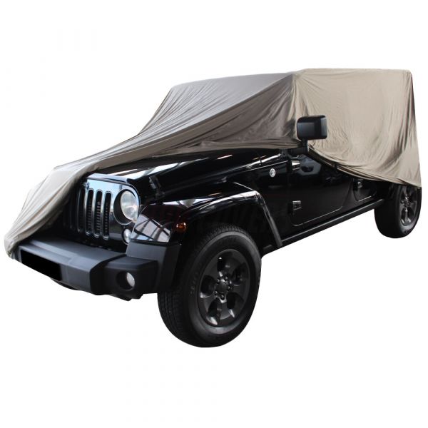 Bâche de voiture adaptée à Jeep Wrangler 4-doors housse de voiture