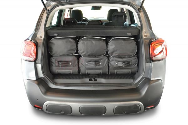 Travel bags fitted for Citroen C3 Aircross (adjustable boot floor in  highest position) tailor made travel bags (6 bags), Time and space saving  for £ 379, Perfect fit Car Bags