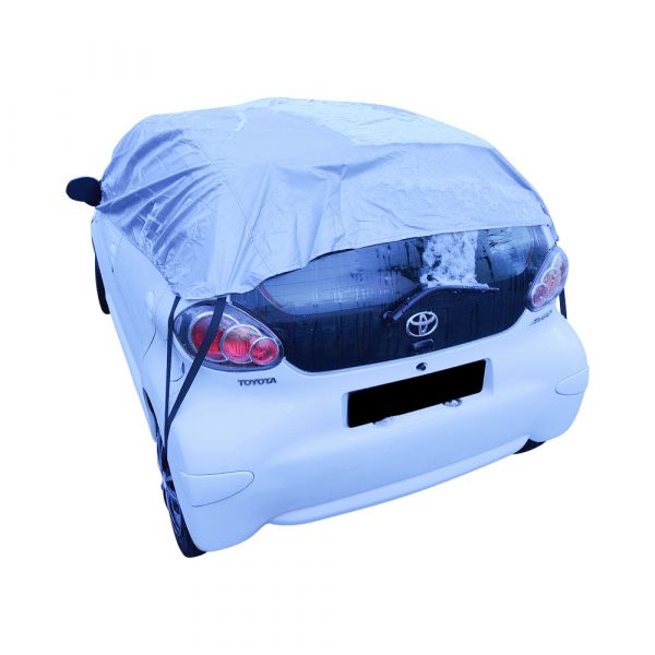 Waterproof Car Cover for Toyota Aygo/Aygo X, Car Cover Outdoor, Breathable  Large, Full Car Cover, High Stretch Sun UV Resistent Oxford With Zipper  (Color : 3, Size : WITH COTTON_AYGO X) 