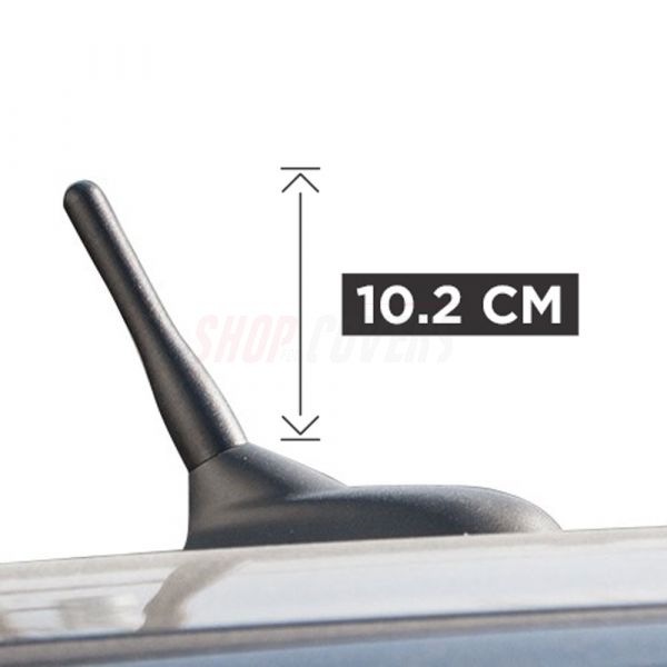 Extra short custom antenna fits Abarth now € 39, No need for a long  antenna anymore, DAB+ ready