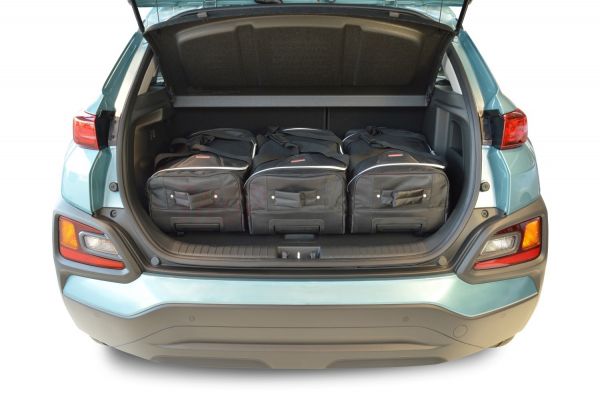 Travel bags fits Hyundai Kona incl. Electric (OS) tailor made (6