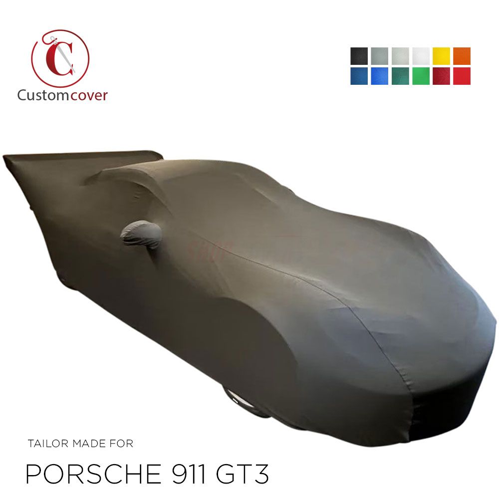 Maßgeschneiderte Autoabdeckung passend für Porsche 911 GT3 1999-present  indoor (12 farben) mit Spiegeltaschen, OEM-Qualität und Passform
