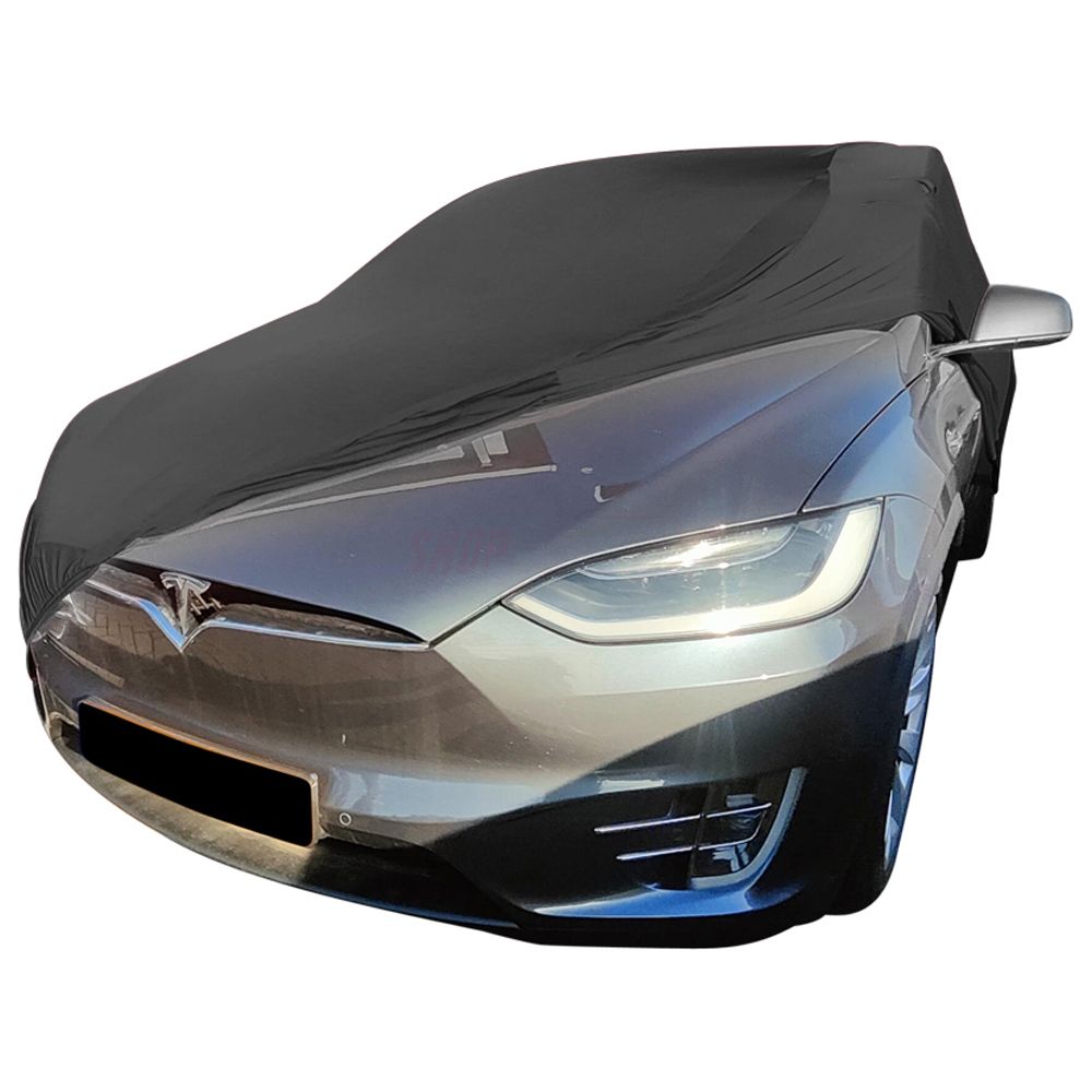 DEJZI Housse Siège Voiture, pour Tesla Model X 6-Seats 2015-2022 durables  Antidérapant Faciles à Installer Accessoires Interieur,A