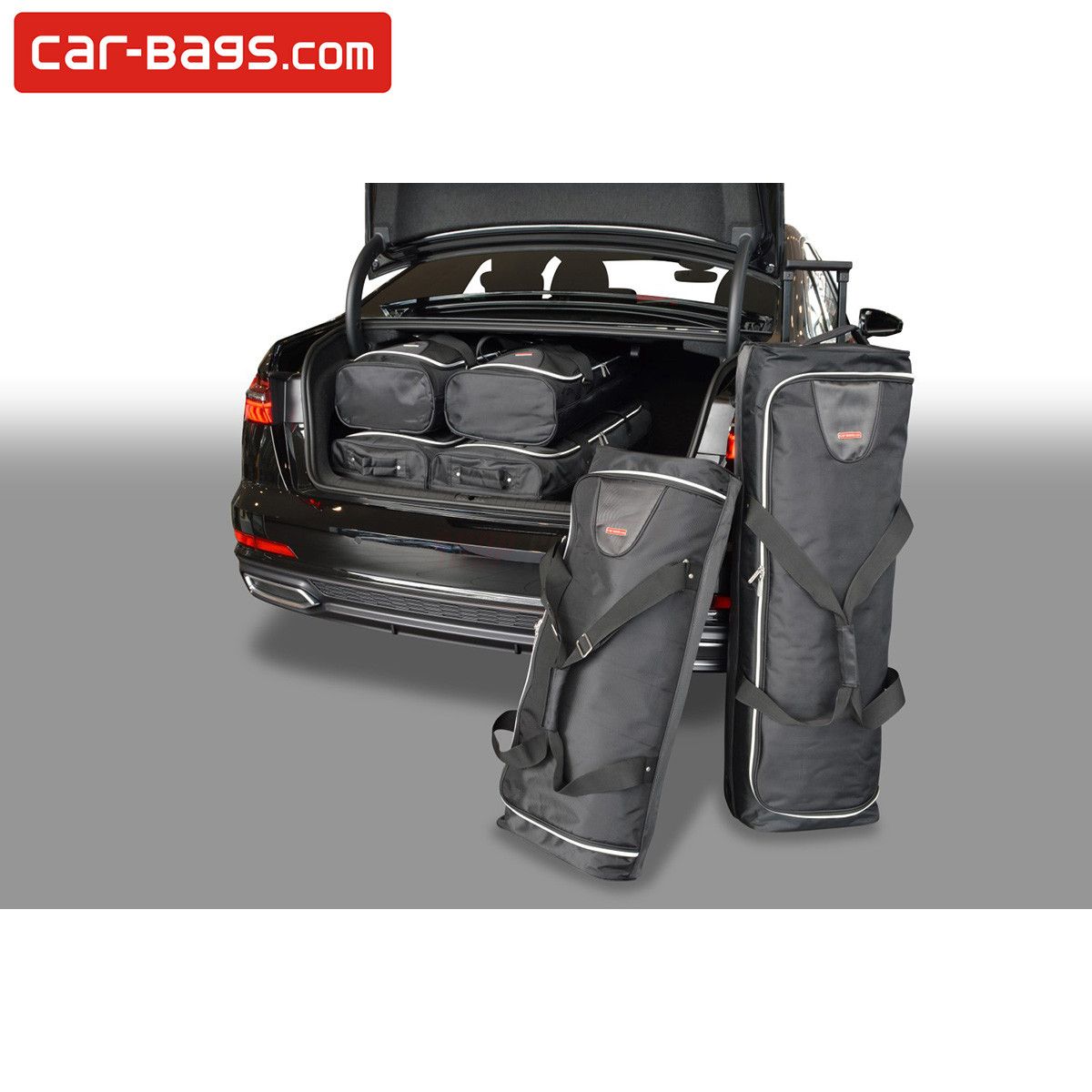 Travel bags fits Audi A6 (C8) tailor made (6 bags), Time and space saving  for € 379, Perfect fit Car Bags