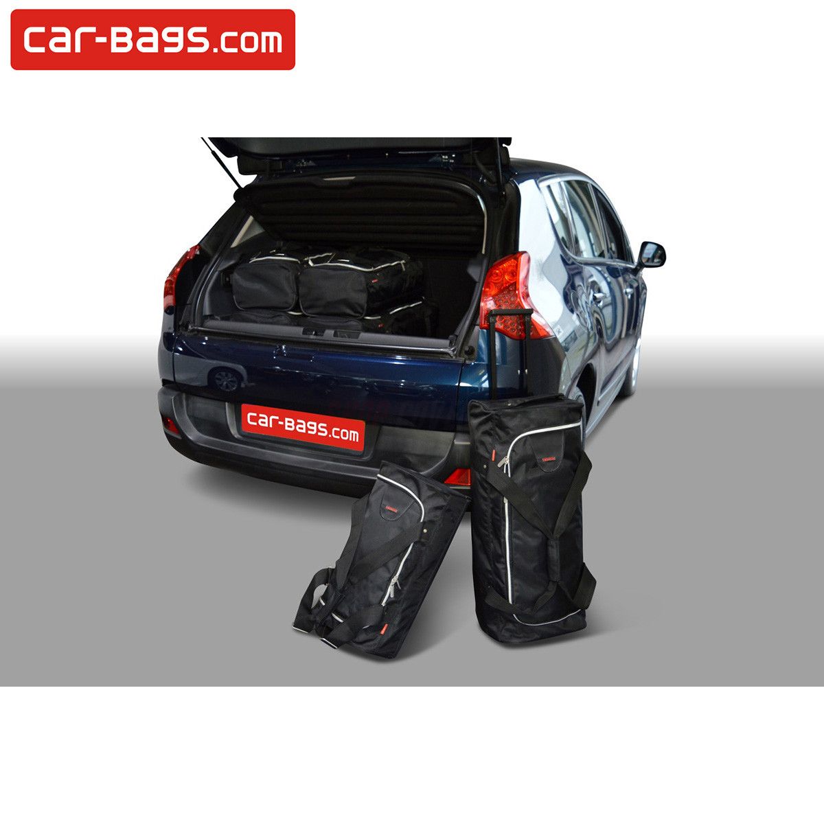 Travel bags fits Peugeot 3008 tailor made (6 bags), Time and space saving  for € 379, Perfect fit Car Bags