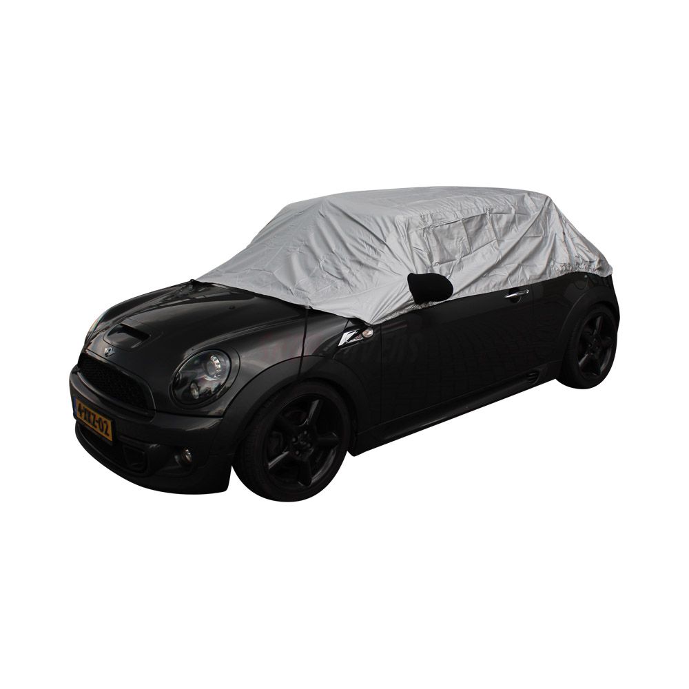 Demi-bâche adaptée à Mini R58 Coupé 2011-2015 Housse de voiture compacte en  route ou au camping