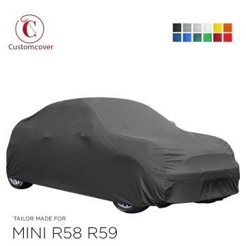 Op maat  gemaakte indoor Mini Coupe (R58) met spiegelzakken