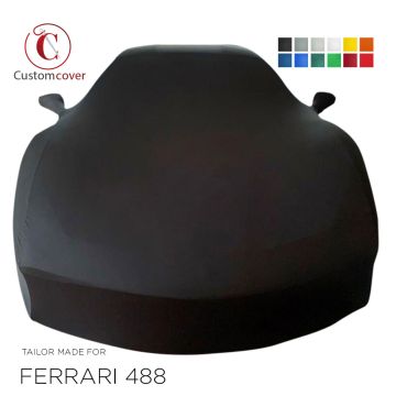 Funda para coche interior hecho a medida Ferrari 488 con mangas espejos