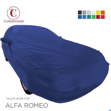 Custom tailored indoor car cover Alfa Romeo 159 with mirror pockets