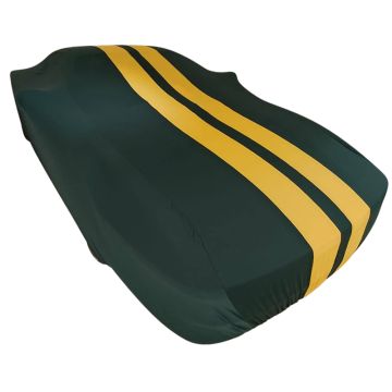 Indoor car cover Ferrari Testarossa 512 TR green with yellow striping