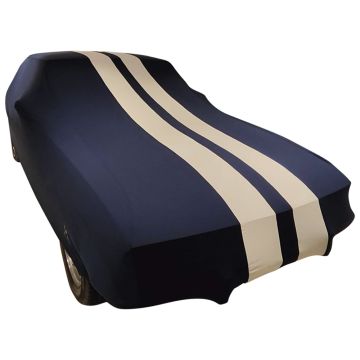 Indoor car cover Jensen Interceptor  Blue with white striping