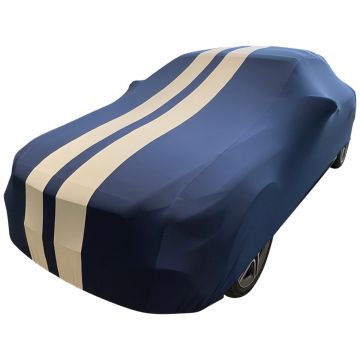 Indoor car cover Mercedes-Benz C-Class (W205) Blue with white striping