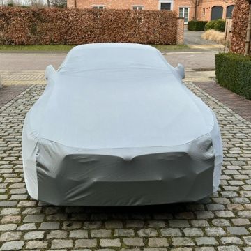 Custom tailored outdoor car cover BMW Z4 (G29) Grey with mirror pockets