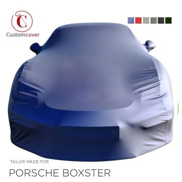 Custom tailored outdoor car cover Porsche Boxster with mirror pockets