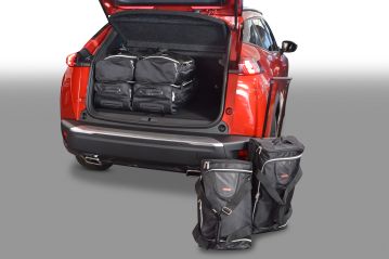 Set di borse da viaggio realizzato su misura per Peugeot 2008 (adjustable boot floor in highest position) 2019-attuale