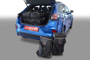 Reisetaschen-Set maßgeschneidert für Ford Puma (adjustable boot floor in highest position) 2019-heute