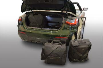 Travel bag set BMW 4 Series Cabriolet (G23) 2020-heden Pro.Line (Both with the convertible top open and closed all bags fit in the boot space)